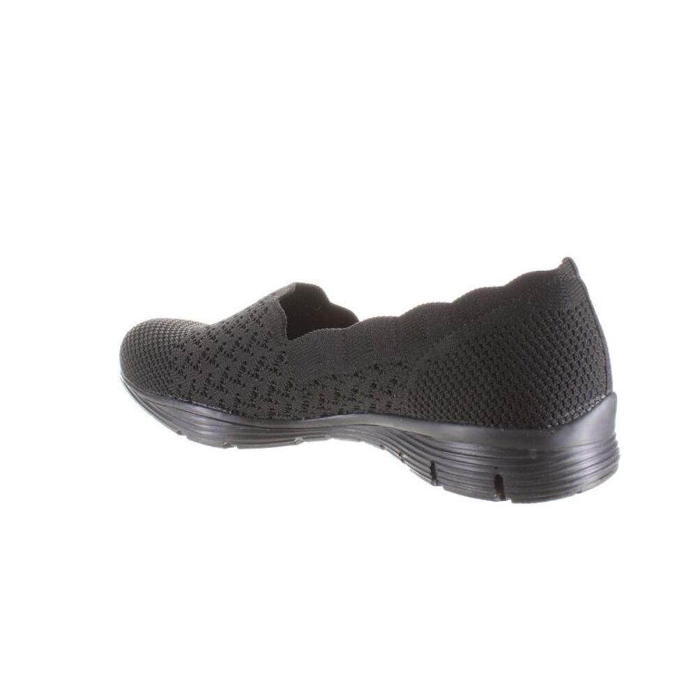 Skechers Womens Stat Black Casual Flats Size 9 Medium (B, M) - Picture 3 of 4